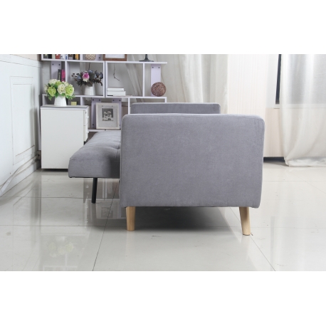 Sofá Cama 3 lugares TORINO Cinza Sofá Cama 3 lugares TORINO Cinza
