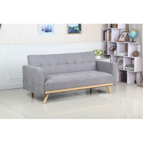 Sofá Cama 3 lugares TORINO Cinza Sofá Cama 3 lugares TORINO Cinza