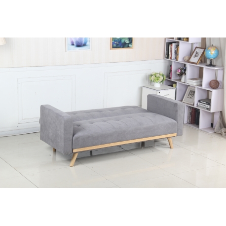 Sofá Cama 3 lugares TORINO Cinza Sofá Cama 3 lugares TORINO Cinza