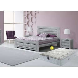 Pack Cama Completa FLORENÇA Cinza