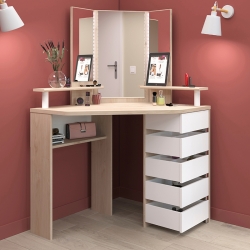 Toucador com Luz LED VOLAGE Natura e Branco