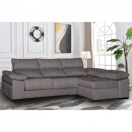 Sofá Chaise Longue Direita ATENA - Crystal 9 Sofá Chaise Longue Direita ATENA - Crystal 9
