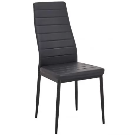 Cadeira ZARA II - preto (pele sintética)
