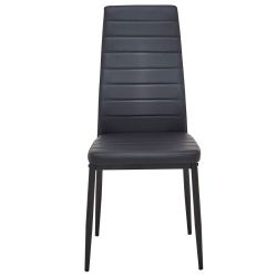 Pack de 6 Cadeiras de Sala ZARA II Preto Pack de 6 Cadeiras de Sala ZARA II Preto