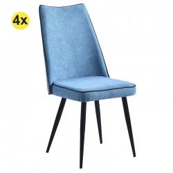 Pack 4 Cadeiras SPENCER (Azul Turquesa) - Packs de Cadeiras