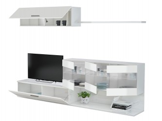 Estante TV ARAL VETRO Branco Brilho Estante TV ARAL VETRO Branco Brilho