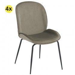 Pack 4 Cadeiras VIEIRA (Velvet Taupe) - Packs de Cadeiras
