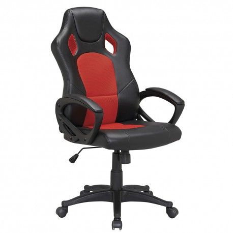 Cadeira Gaming RACING Preto e Vermelho