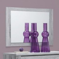 Espelho de Quarto FLORENÇA Cinza Rústico
