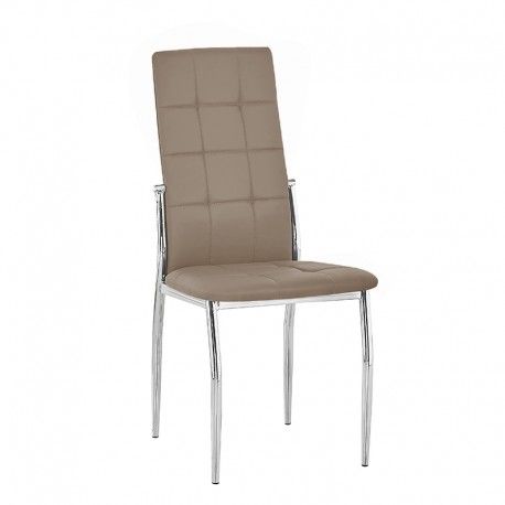 Cadeira de Sala LOGAN Taupe PU Cadeira de Sala LOGAN Taupe PU