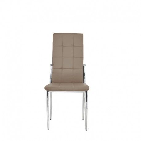 Cadeira de Sala LOGAN Taupe PU Cadeira de Sala LOGAN Taupe PU