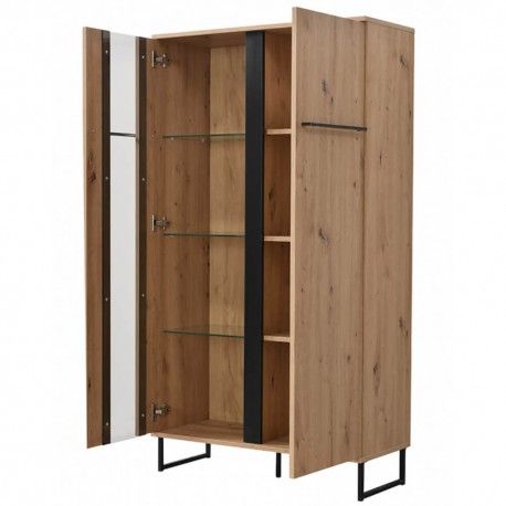 Elemento Bar SARDENHA Carvalho Artesanato e Preto