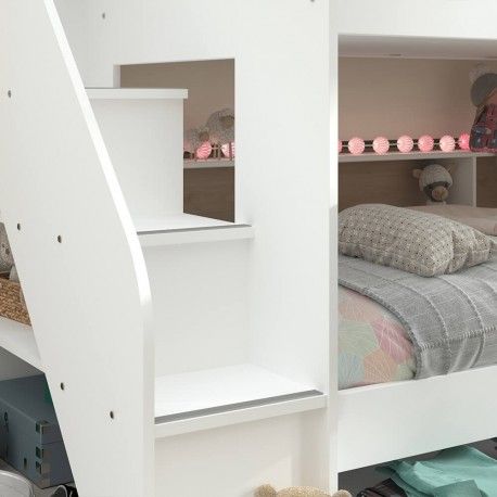 Beliche SUPER JOJO branca e carvalho