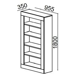 Elemento Prateleiras MADRID Elemento Prateleiras MADRID