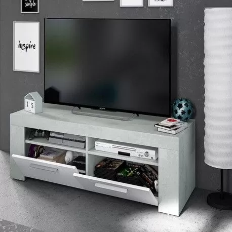 Móvel TV AMBIT - Betão e Branco