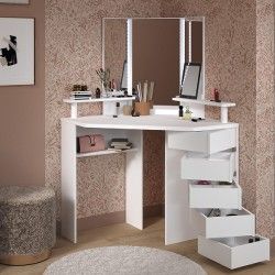 Toucador VOLAGE com luz LED Branco Toucador VOLAGE com luz LED Branco