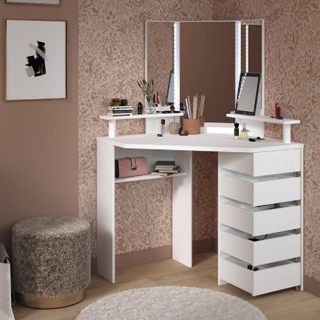 Toucador VOLAGE com luz LED Branco Toucador VOLAGE com luz LED Branco