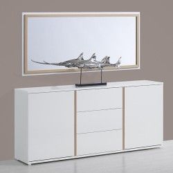 Aparador CHIADO Branco e Carvalho