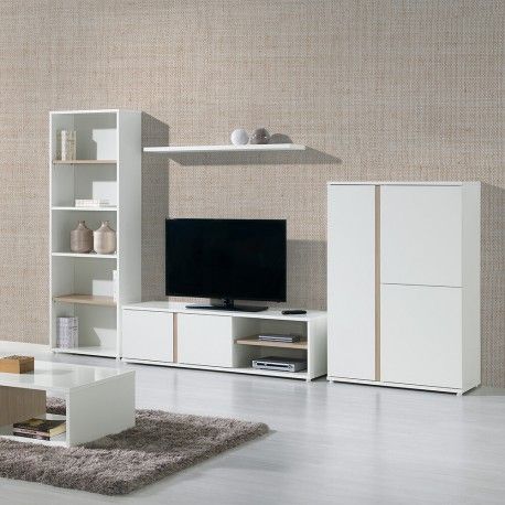 Elemento Bar CHIADO Branco e Carvalho