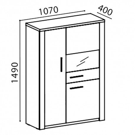 Elemento Bar PARIS - dimensões