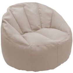 Pouf Poltrona LOFT Cinzento Bege