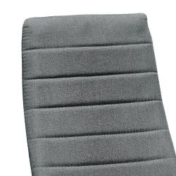 Pack de 6 cadeiras ZARA II (tecido cinzento escuro)