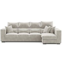 Sofá Chaise Longue ATLANTA Lado da Chaise Direita Bege Sofá Chaise Longue ATLANTA Lado da Chaise Direita Bege