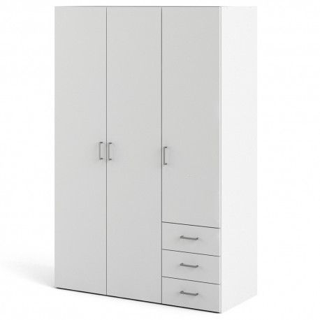 Roupeiro 3 Portas SPACE Branco Roupeiro 3 Portas SPACE Branco