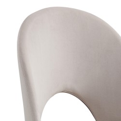Cadeira CANDY - cinzento claro