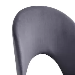 Cadeira de Sala CANDY cinzento escuro