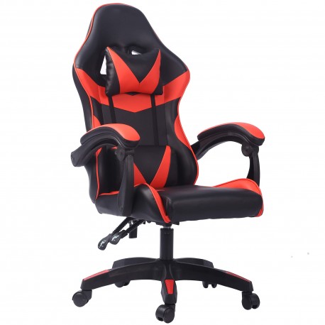 Cadeira de Escritório GAMER II preta e vermelha Cadeira de Escritório GAMER II preta e vermelha
