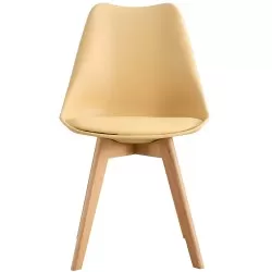 Pack 6 cadeiras SOPHIE (amarelo)