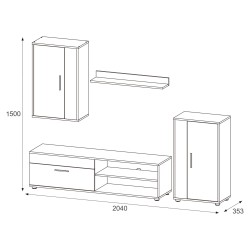 ESTANTETVBERNO - TV furniture and shelves