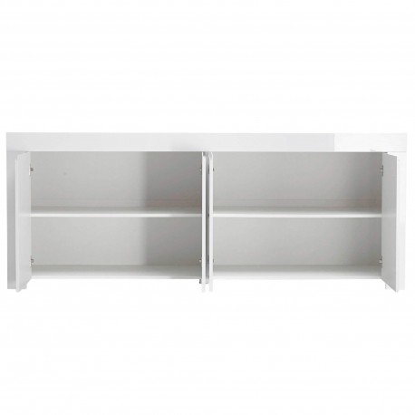 Aparador AMALFI 4 portas Branco Brilho Aparador AMALFI 4 portas Branco Brilho
