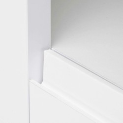 Aparador AMALFI 4 portas Branco Brilho Aparador AMALFI 4 portas Branco Brilho