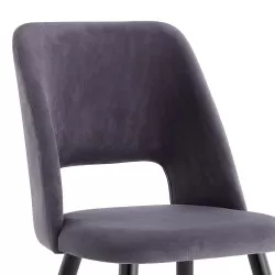 Pack 4 cadeiras IVY (cinzento escuro)