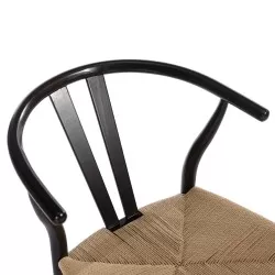 Pack 6 cadeiras EVIE (preto)