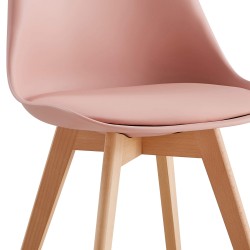 Pack 6 cadeiras SOPHIE (rosa claro) - Packs de Cadeiras