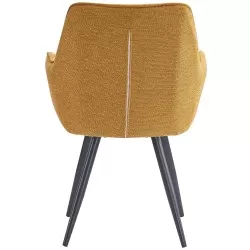 Cadeira DELICE - Amarelo mostarda