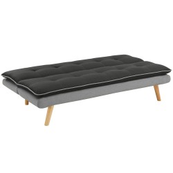 Sofá cama JAVA - cinzento