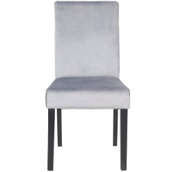 Pack 4 Chairs Room JULE Grey (Veludo) - Chair Packs
