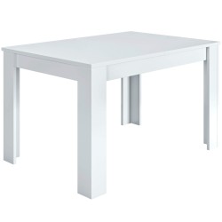 Mesa extensível BARCELONA (140-190 cm) - Branco Brilho Mesa extensível BARCELONA (140-190 cm) - Branco Brilho