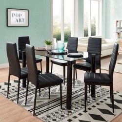 Mesa retangular SHADE II - preto