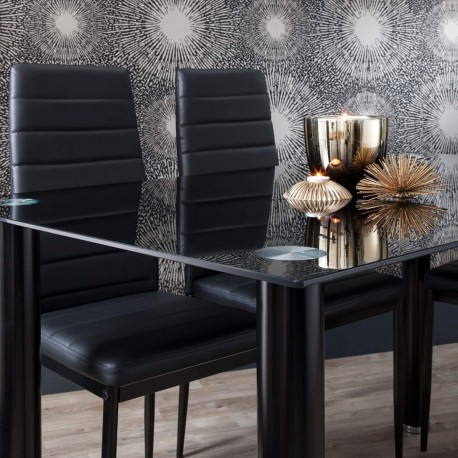 Mesa retangular SHADE II - preto