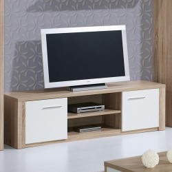 Móvel TV PARIS - carvalho natura e branco Móvel TV PARIS - carvalho natura e branco
