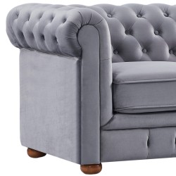 Sofá 2 lugares CHESTER - cinzento Sofá 2 lugares CHESTER - cinzento