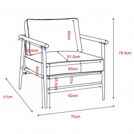 CADEIRAOJULIANA - Armchairs