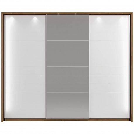 Roupeiro MONDEGO Carvalho Artesanato e Branco Brilho Roupeiro MONDEGO Carvalho Artesanato e Branco Brilho