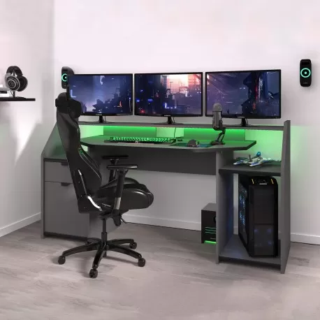 GAMER Desk with LED Light - Office Desk