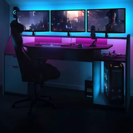 GAMER Desk with LED Light - Office Desk